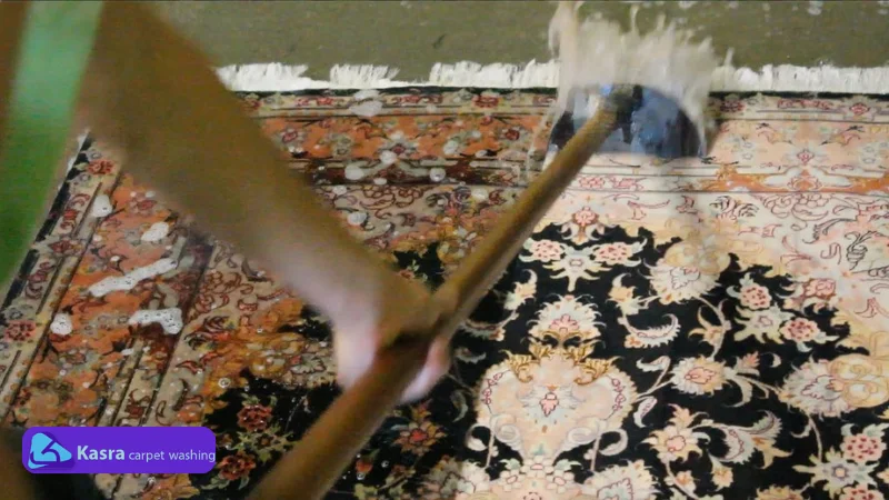 شست و شوی دوباره فرش علت زردی